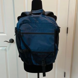 RICK STEVES travel backpack in dark teal green with free money belt